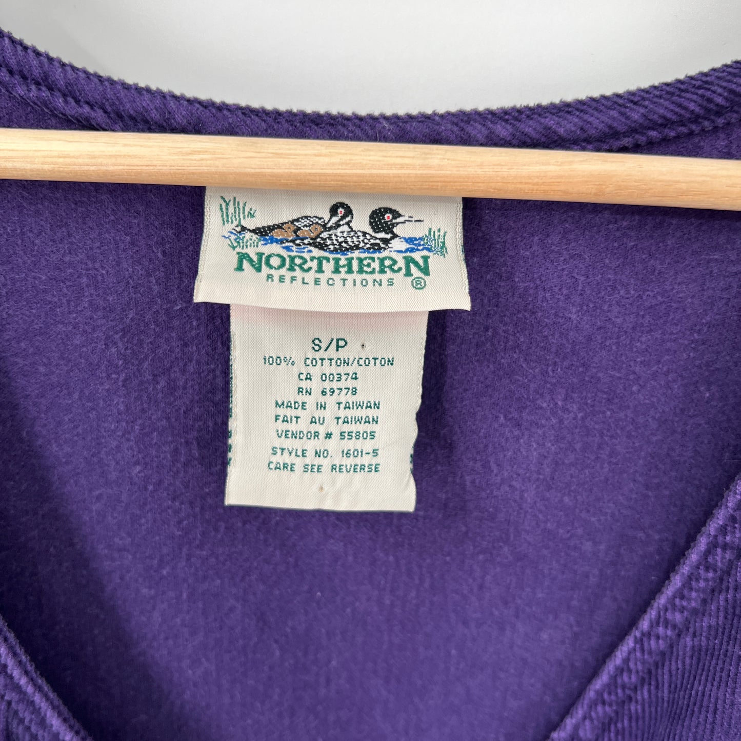 Vintage Northern Reflections Courduroy Maxi Dress