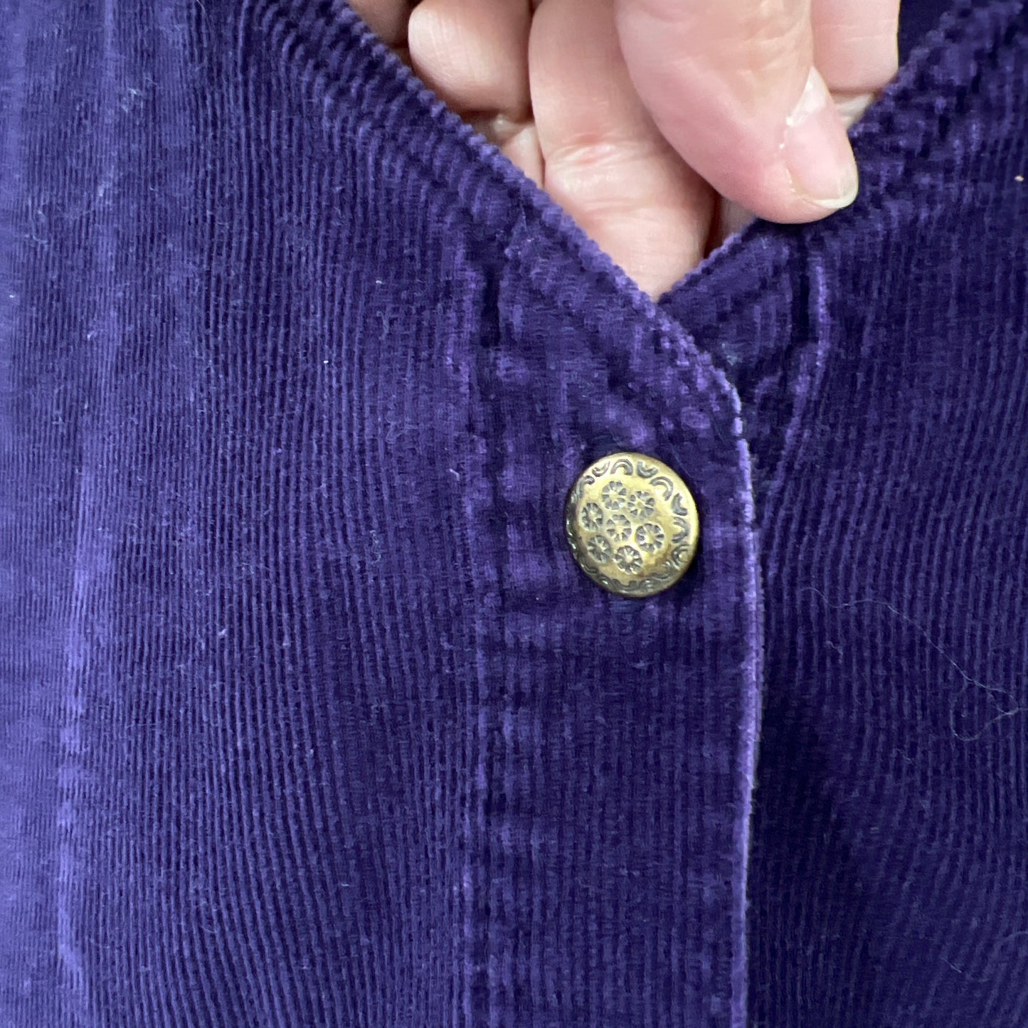 Vintage Northern Reflections Courduroy Maxi Dress