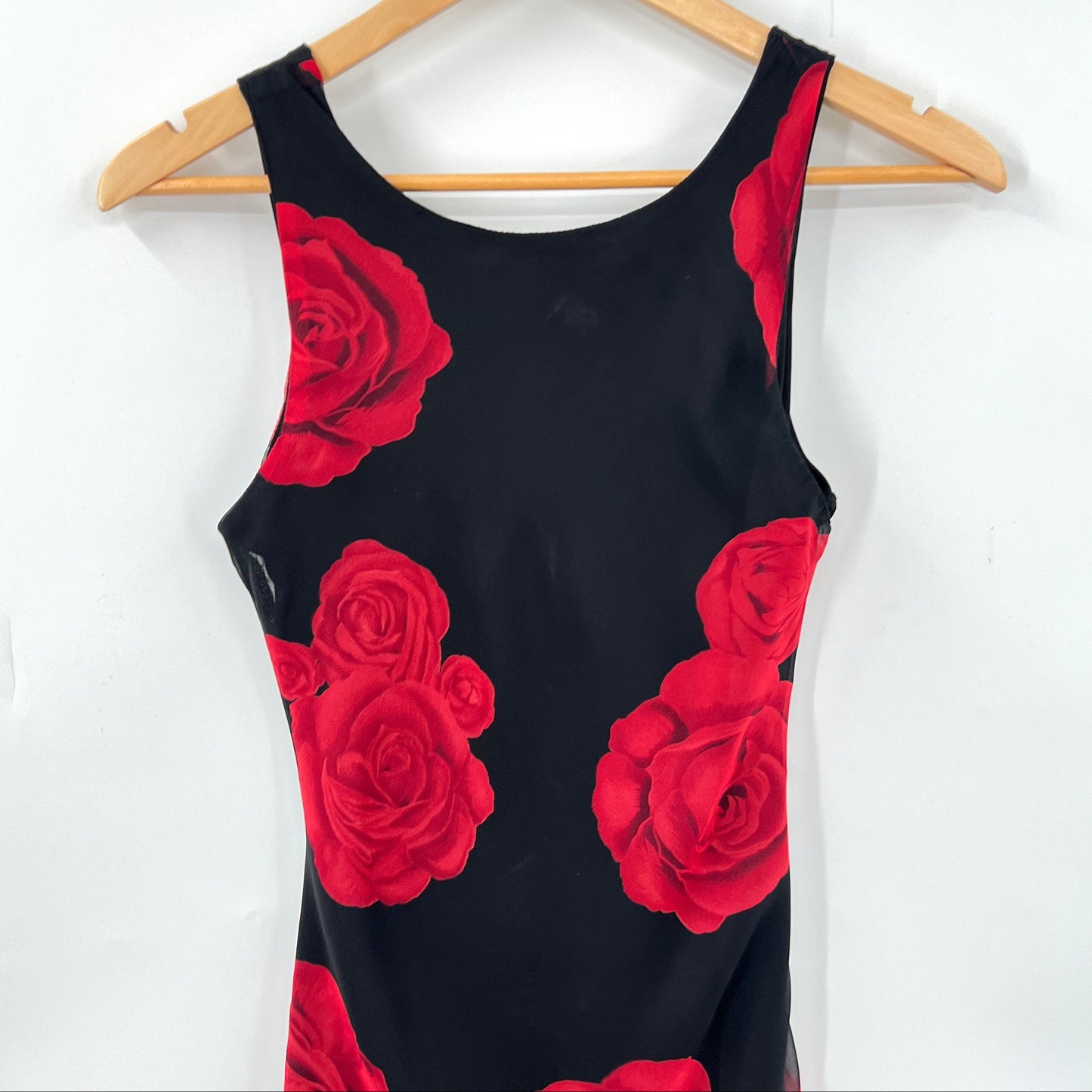 Vintage Jessica Floral Fitted Mini Dress