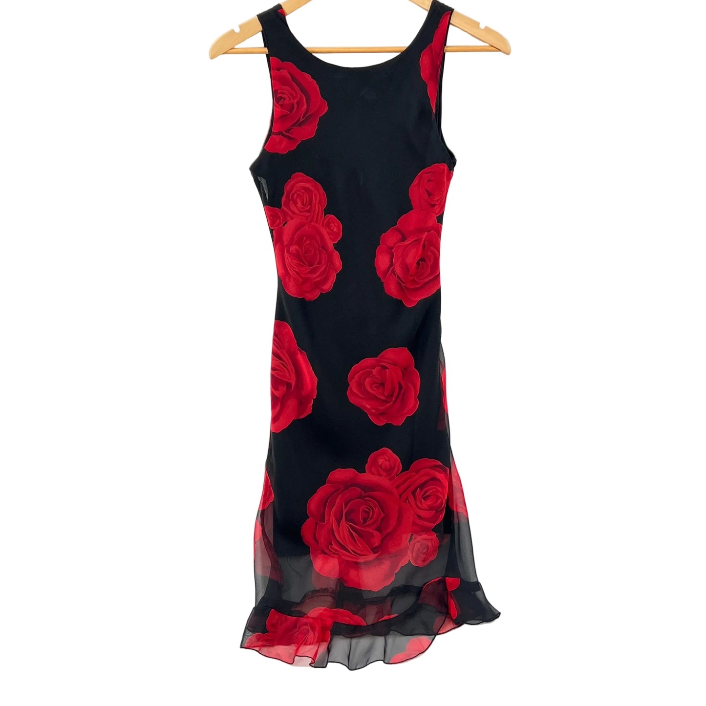Vintage Jessica Floral Fitted Mini Dress