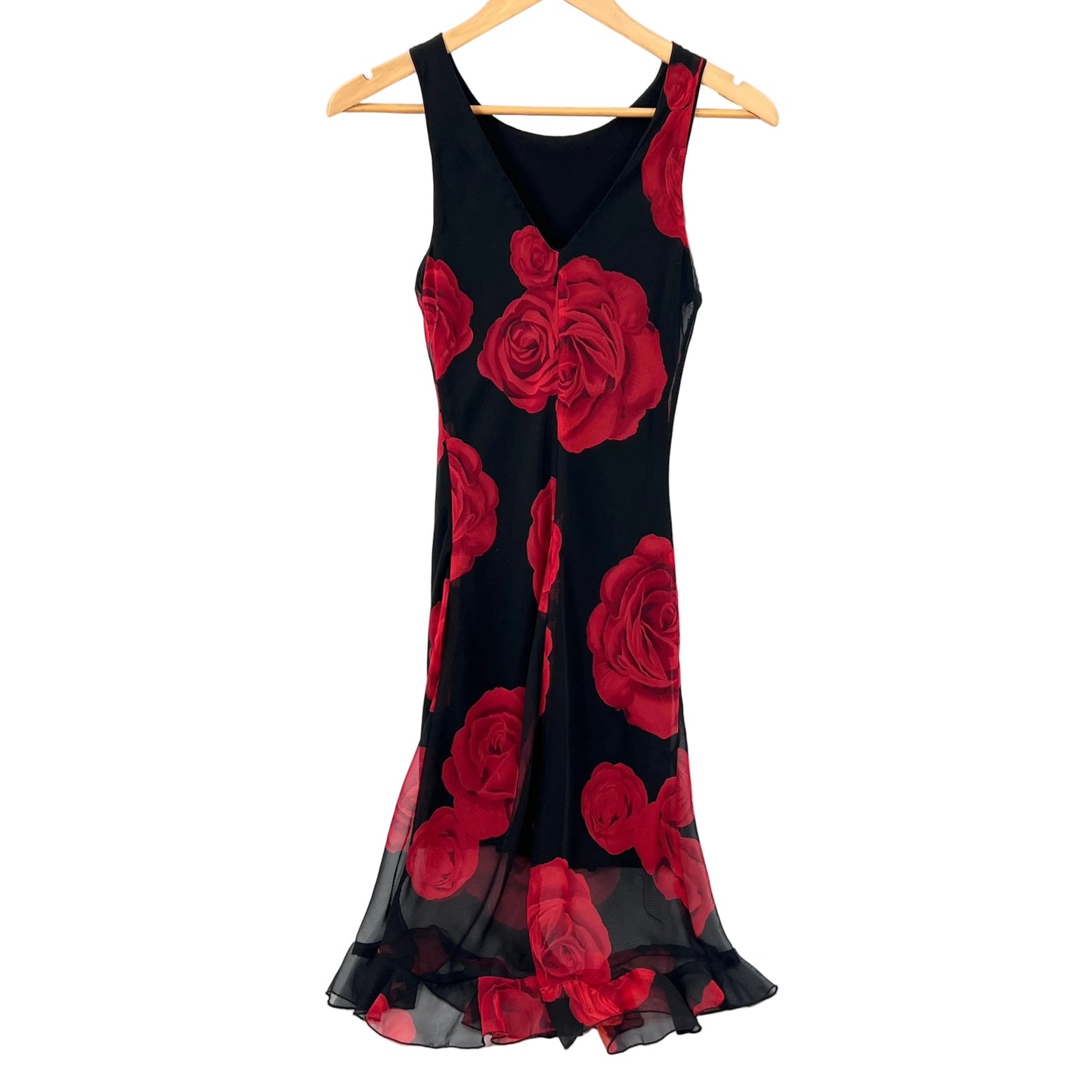 Vintage Jessica Floral Fitted Mini Dress