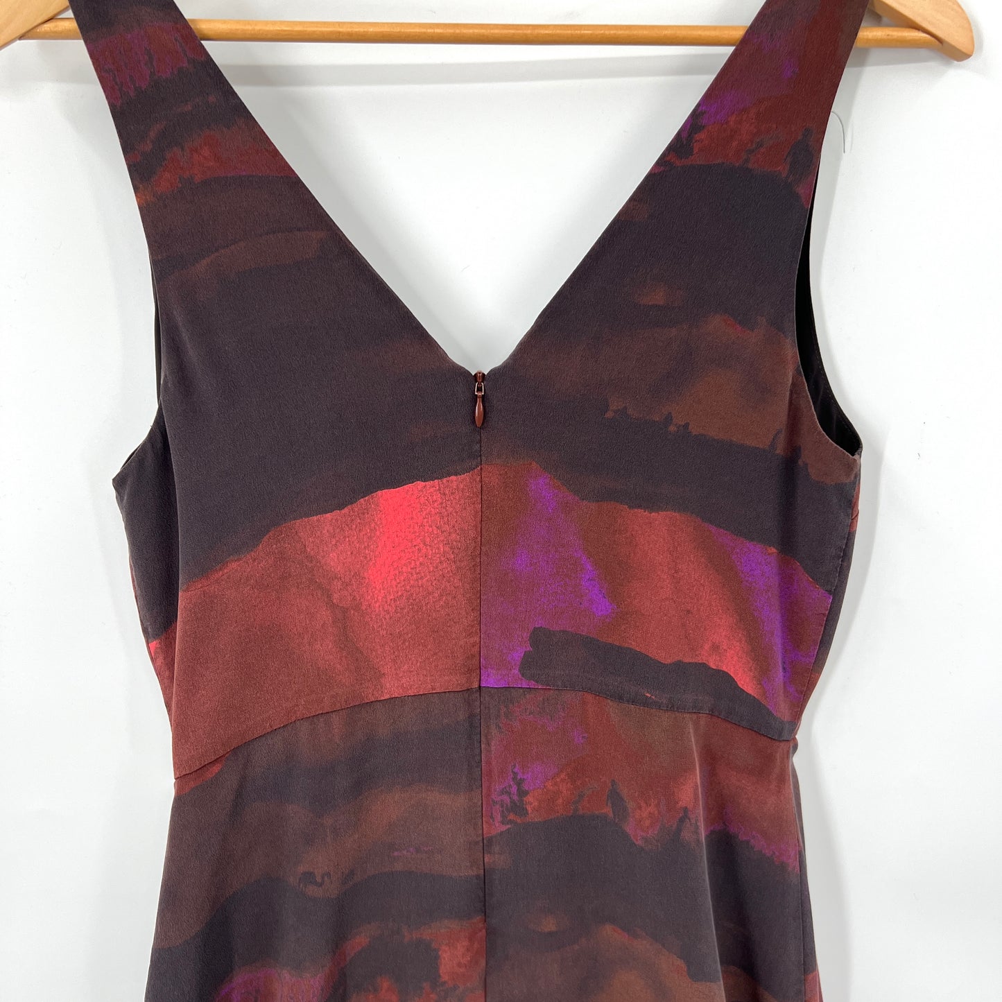 Babaton Corey Silk Sleevless Midi Dress