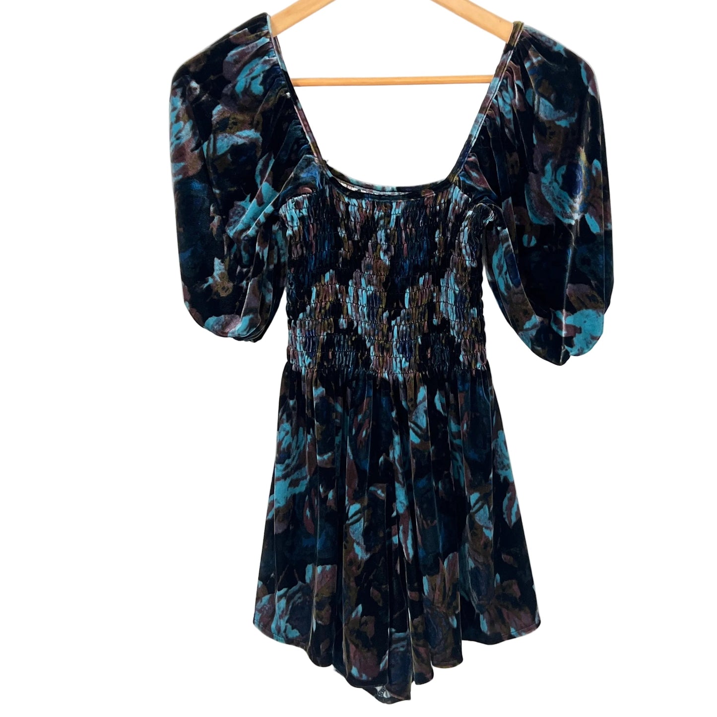 Urban outfitter Velour Romper Mini Dress