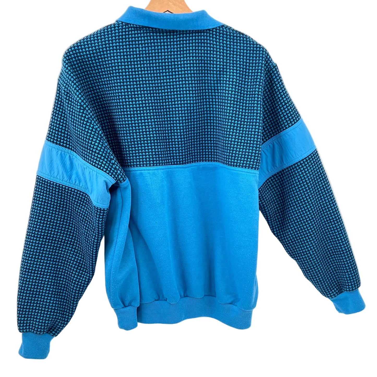 Vintage Freelance Waffle knit Pullover Sweatshirt