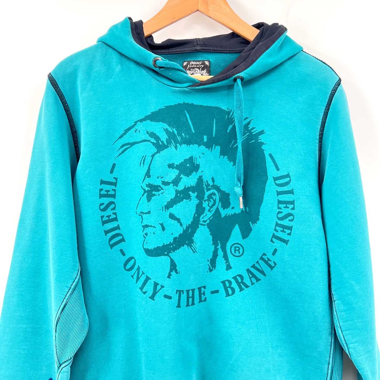 Y2K Diesel Distressed Brave One Hoodie