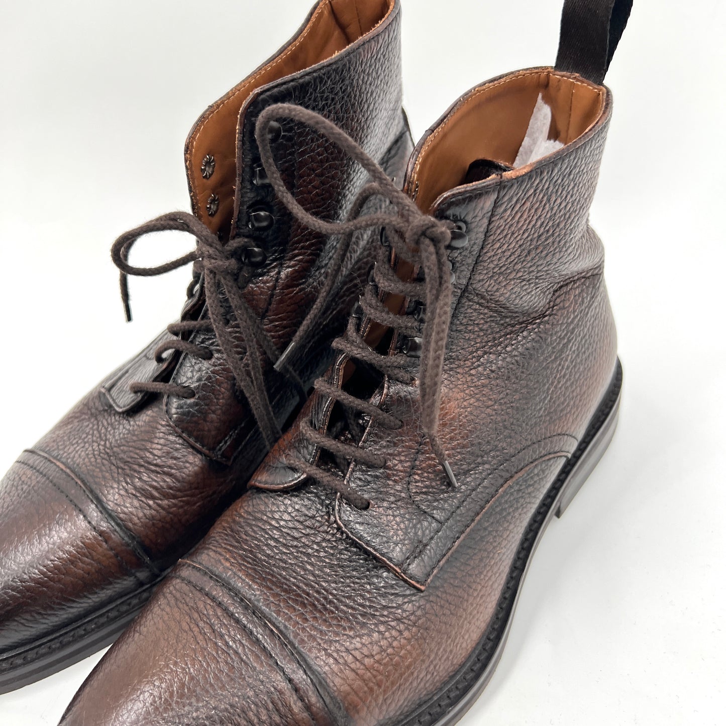 Harry Rosen Lavarazione Blake Leather Laceup Boots