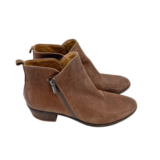 Lucky Brand Leather Ankle Boots 9.5