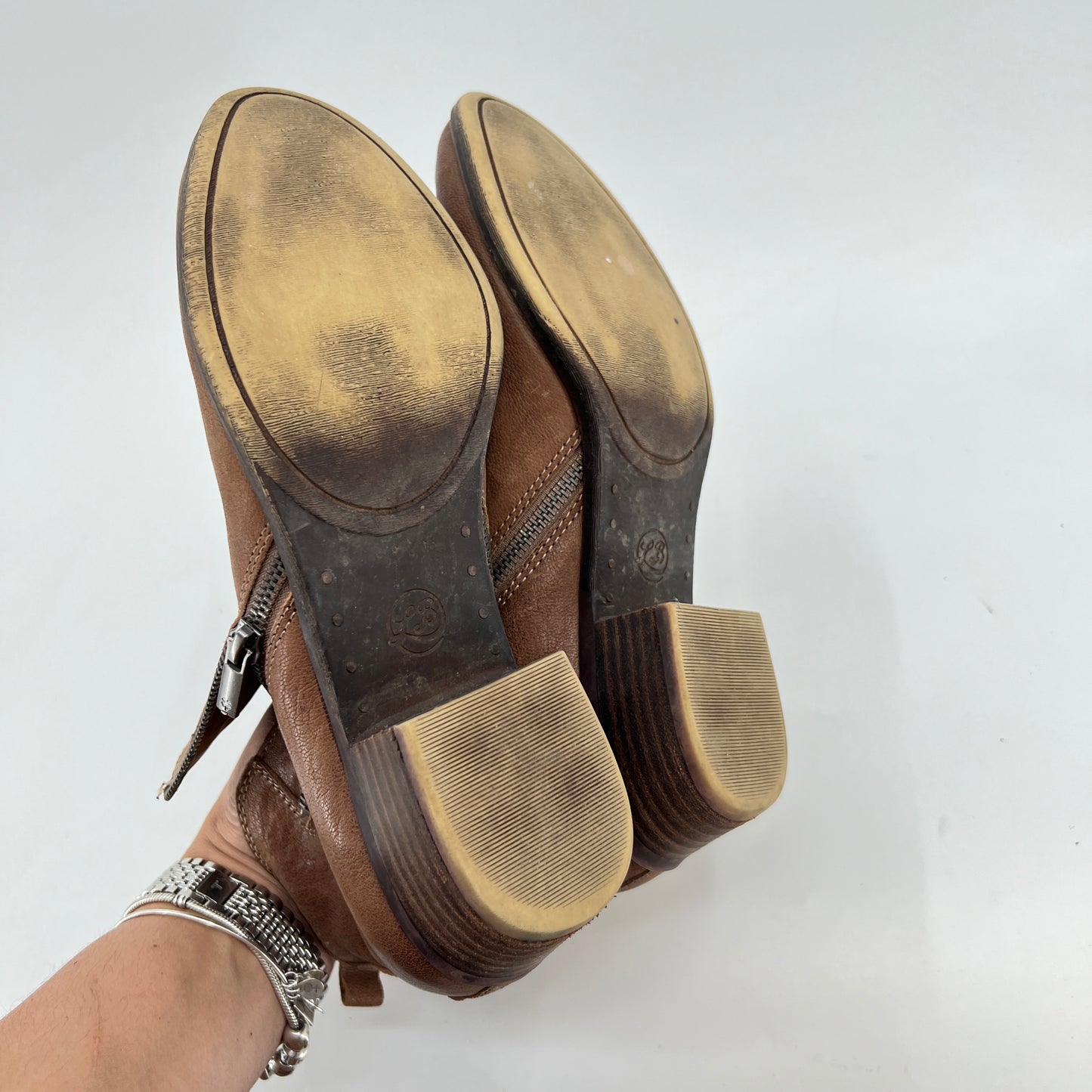 Lucky Brand Leather Ankle Boots 9.5