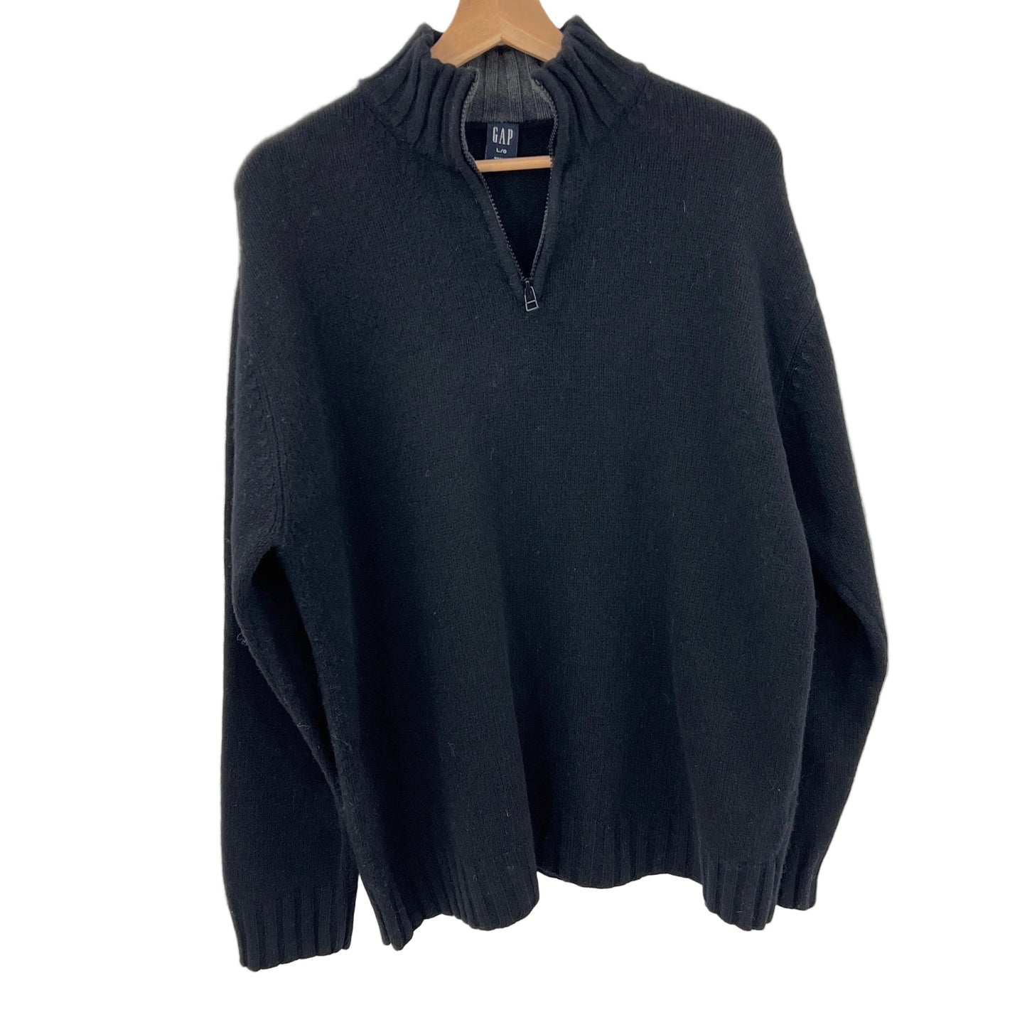 Vintage GAP Pure Wool Quarter Zip Sweater