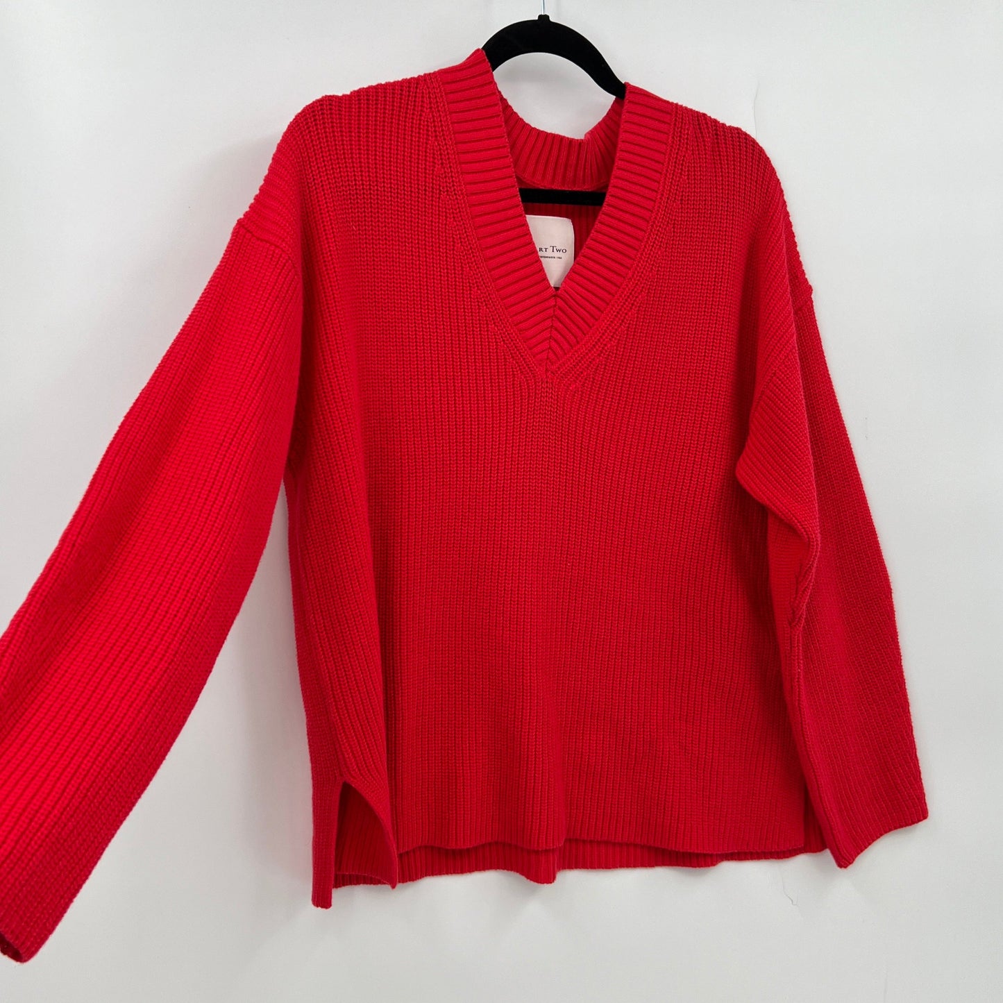 Part Two Organic Cotton V-neck Sweater M