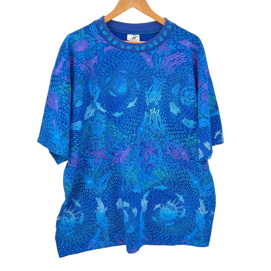 Vintage Jammin Handprint Ocean Life Theme  T-shirt