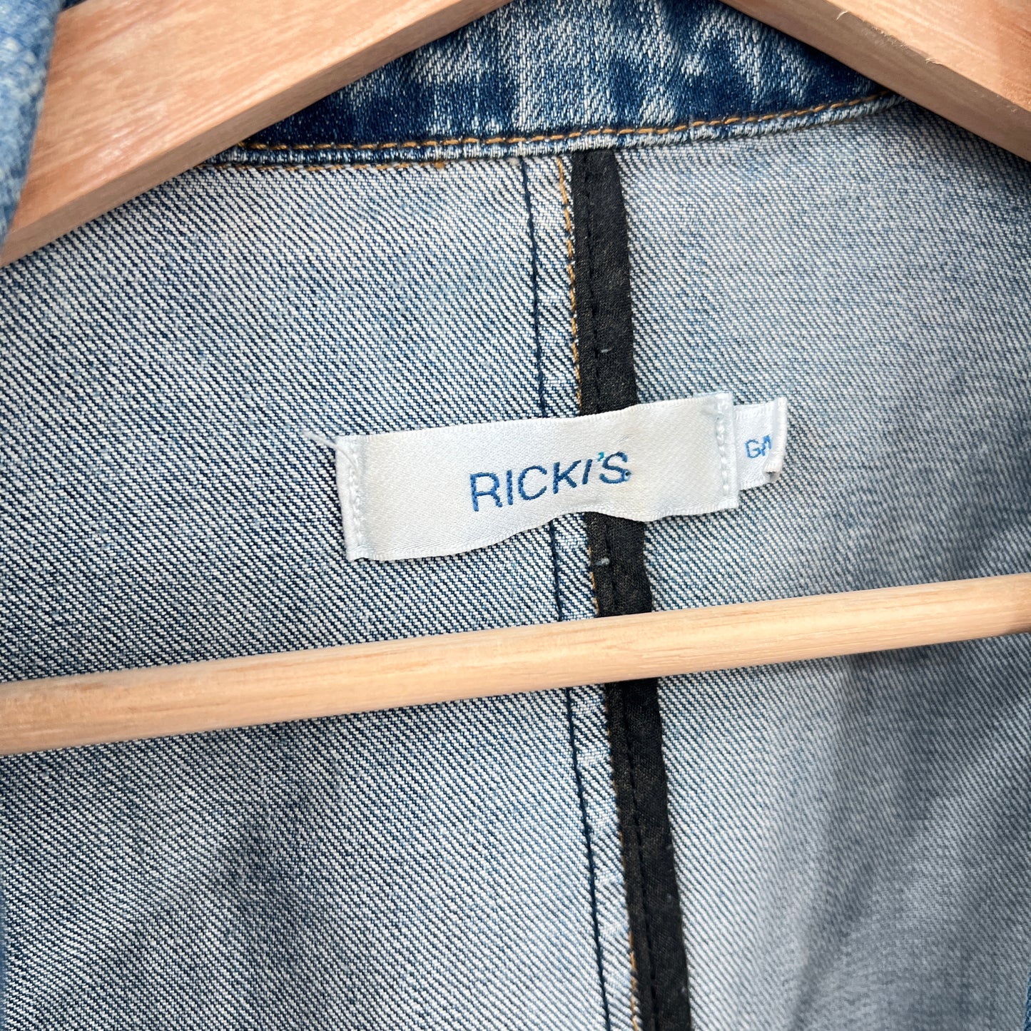 Y2K Ricki's Embelished Denim Blazer Jacket