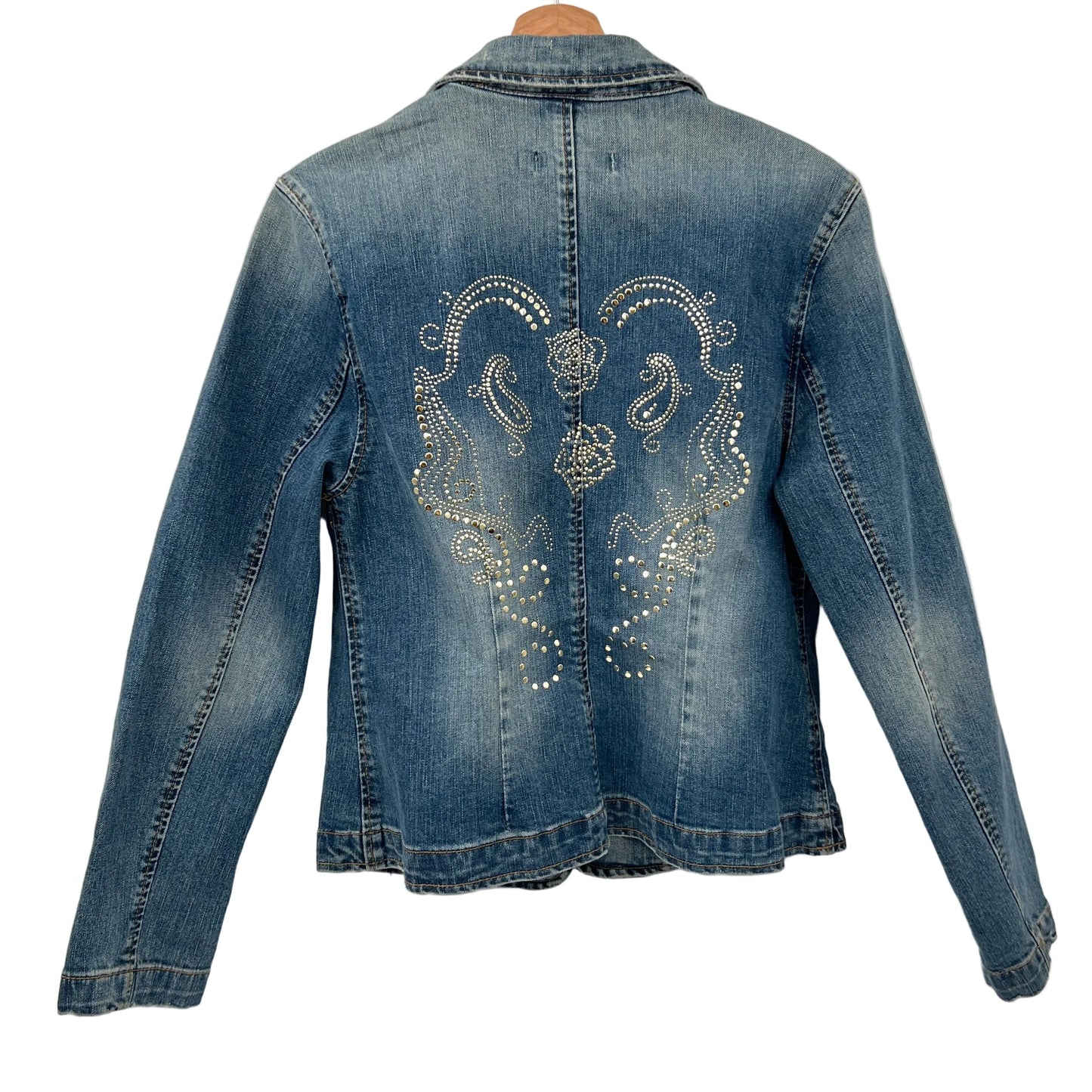 Y2K Ricki's Embelished Denim Blazer Jacket