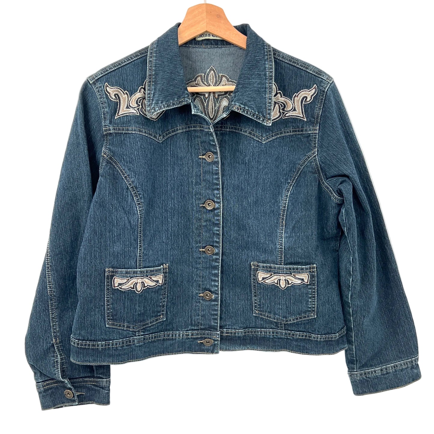 Y2K Miss Cocoa Embroidered Denim Jacket