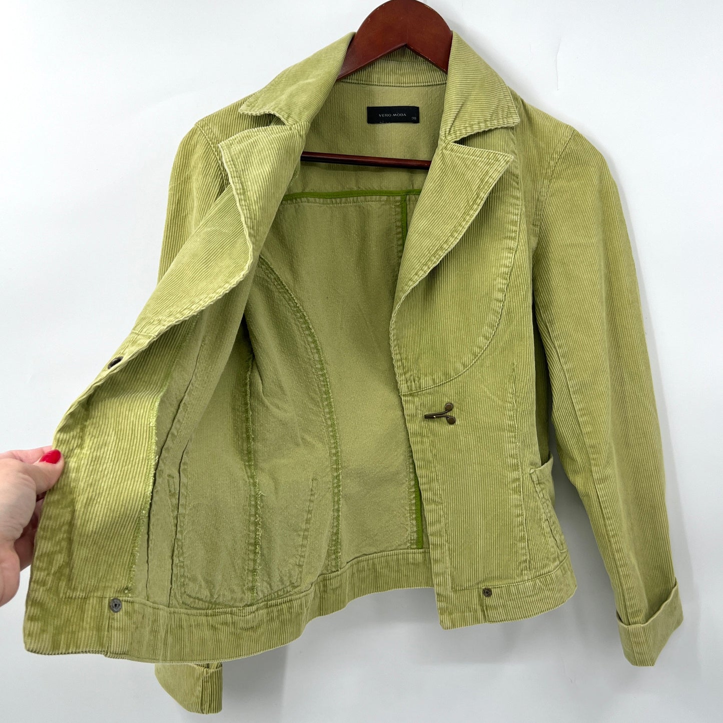 Y2K Vero Moda Corduroy Fitted Blazer Jacket