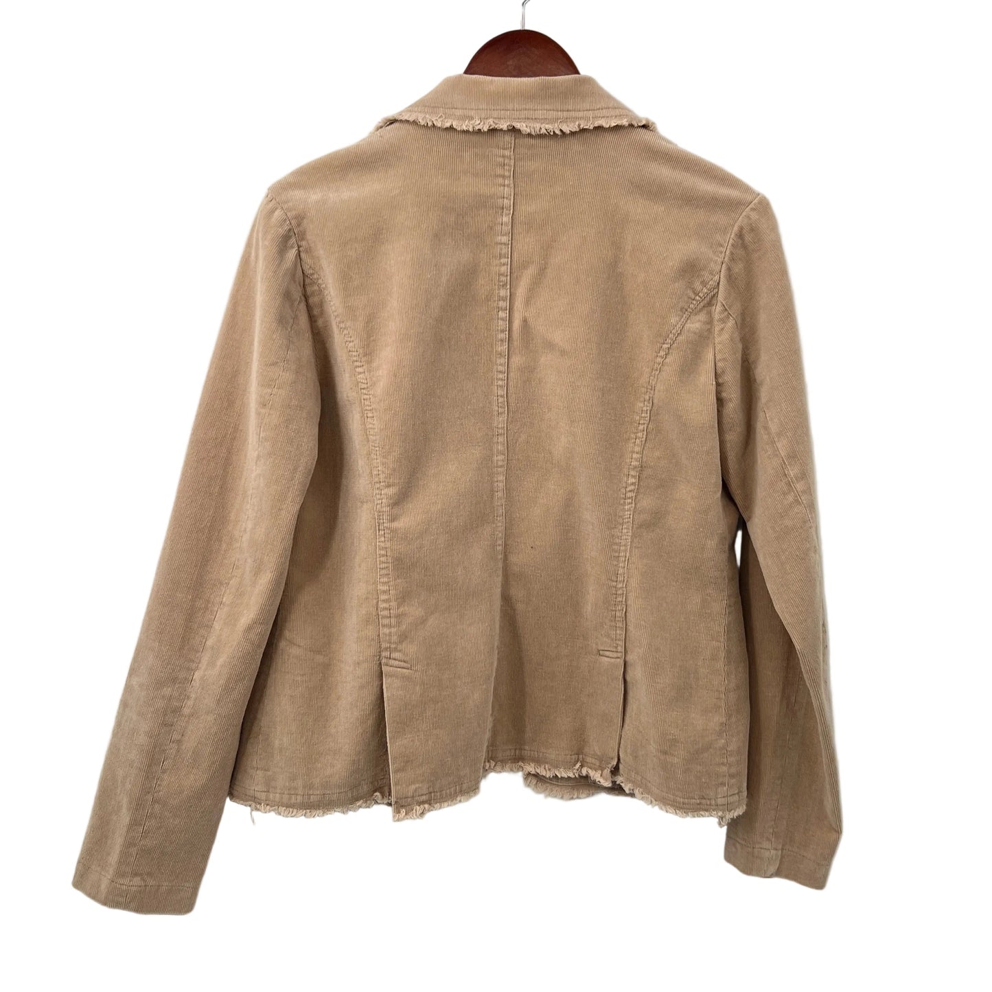 Y2K Bluenotes Fitted Fry Hem Corduroy Blazer