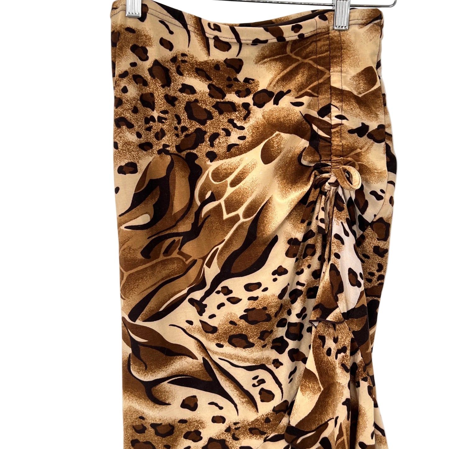 Unbranded Asymmetrical Animal Print Skirt