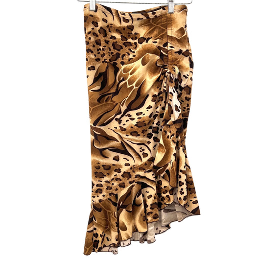 Unbranded Asymmetrical Animal Print Skirt