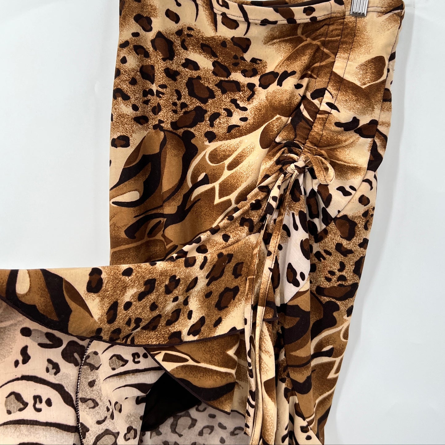 Unbranded Asymmetrical Animal Print Skirt