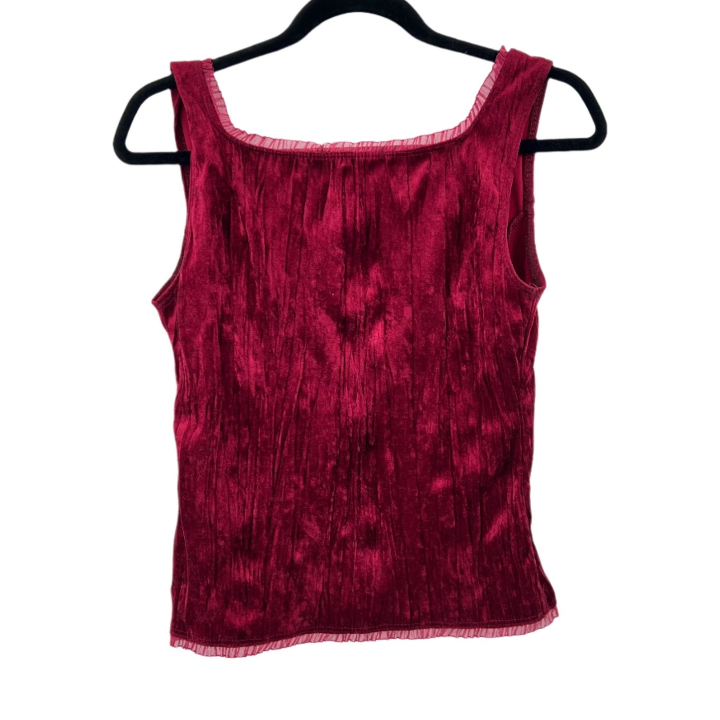 Sakura Velour Corset Like Tank Top