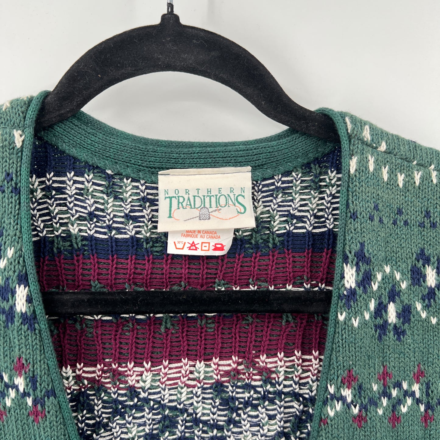 Vintage Northern Tradition Long Sweater Vest