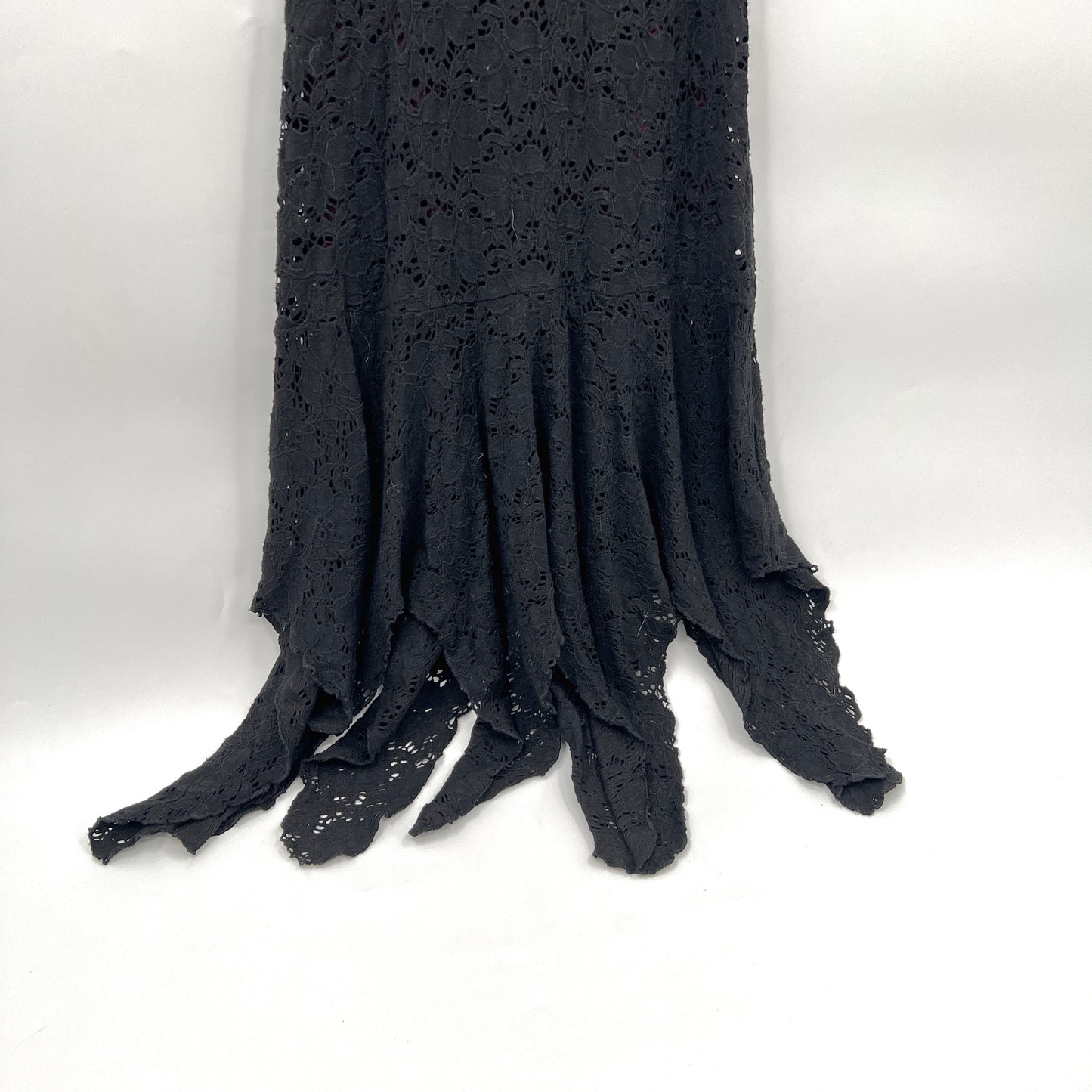 Vintage Le Chateau Lace Asymmetrical Dress