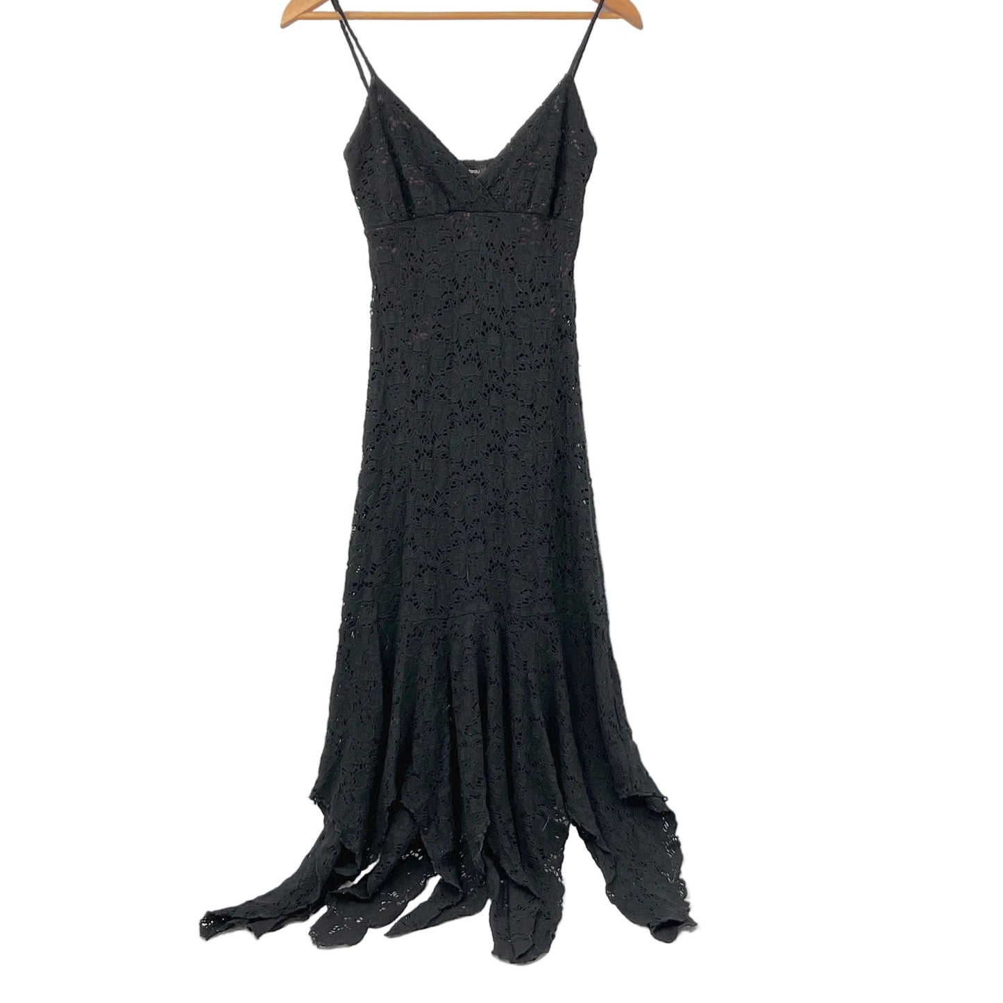 Vintage Le Chateau Lace Asymmetrical Dress