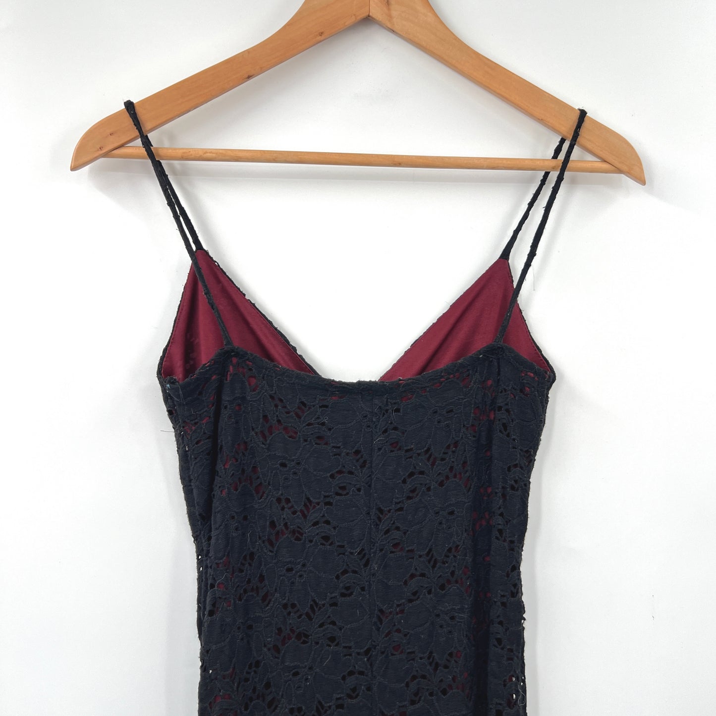 Vintage Le Chateau Lace Asymmetrical Dress