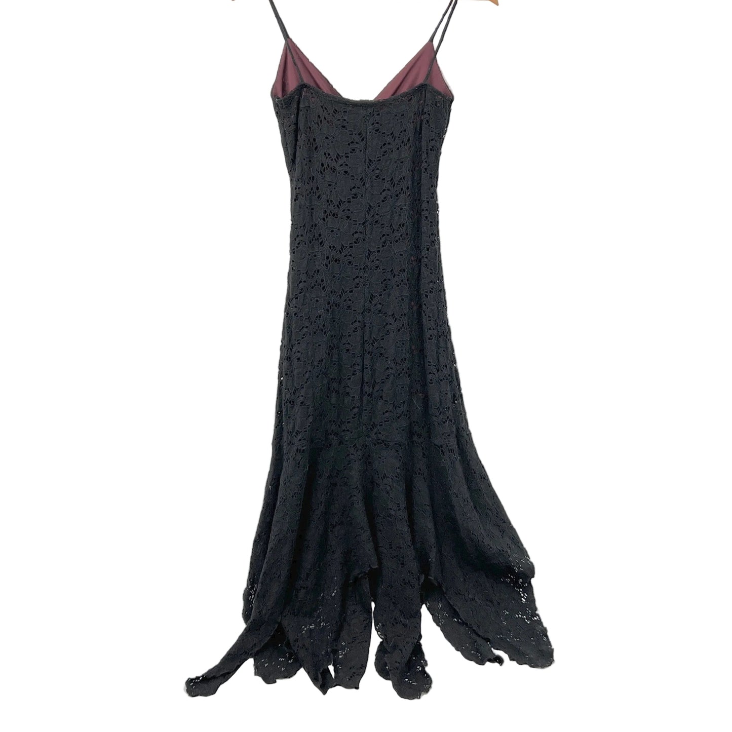 Vintage Le Chateau Lace Asymmetrical Dress