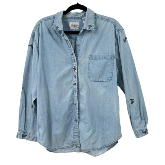 Vintage Northern Bird House Denim Shirt