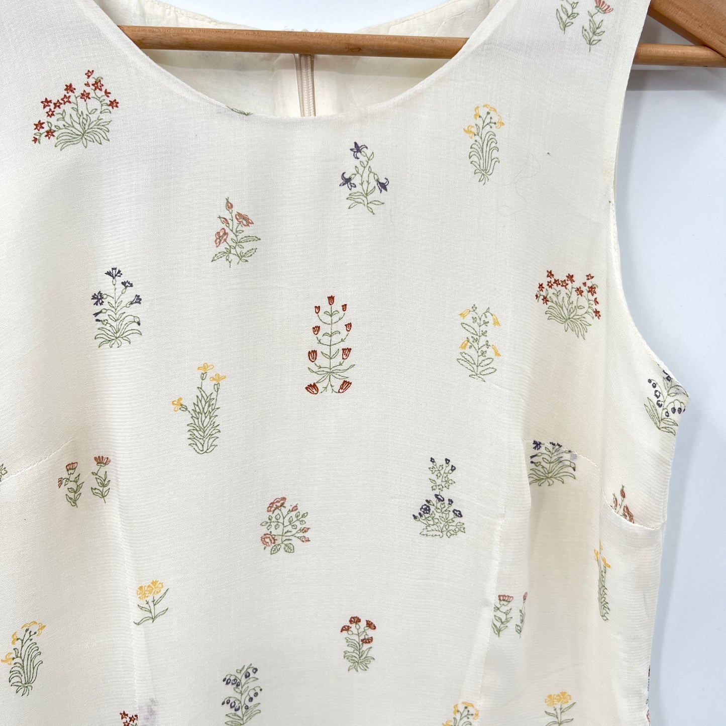 Vintage Quintieri Wild Flowers Mini Dress Dress