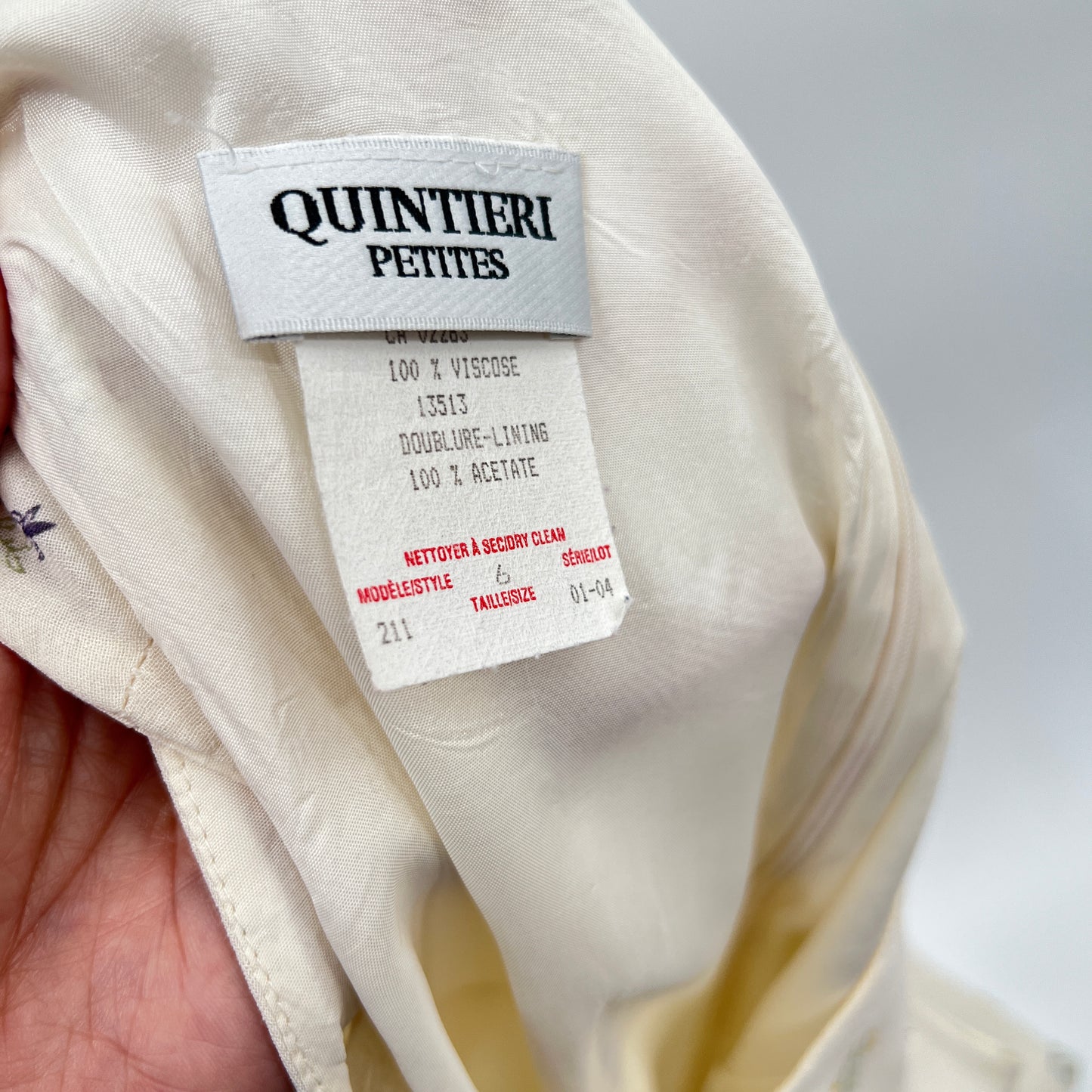 Vintage Quintieri Wild Flowers Mini Dress Dress