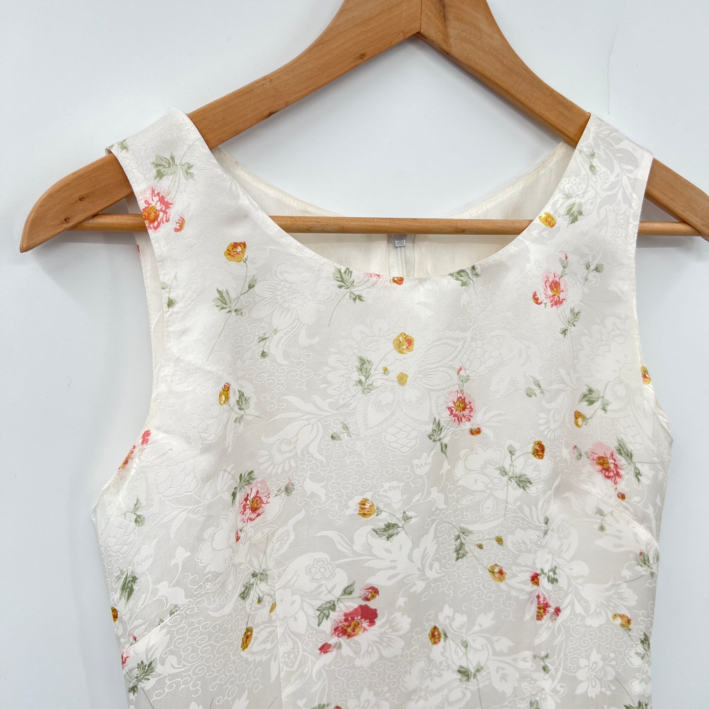 Vintage Floral Pastel Mini Dress