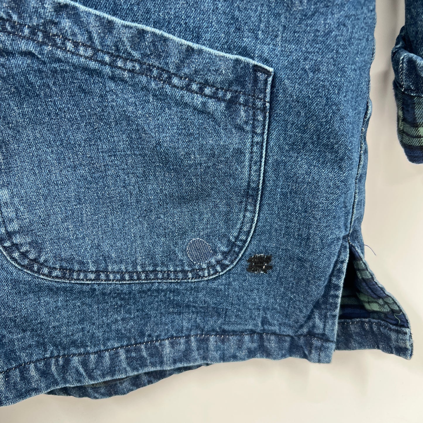 Vintage Lee Valley Irland Lined Denim Chore Jacket