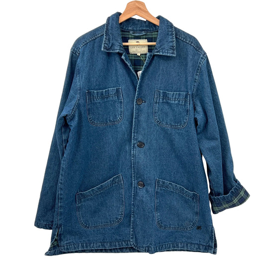 Vintage Lee Valley Irland Lined Denim Chore Jacket