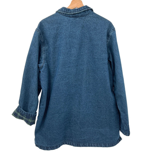 Vintage Lee Valley Irland Lined Denim Chore Jacket