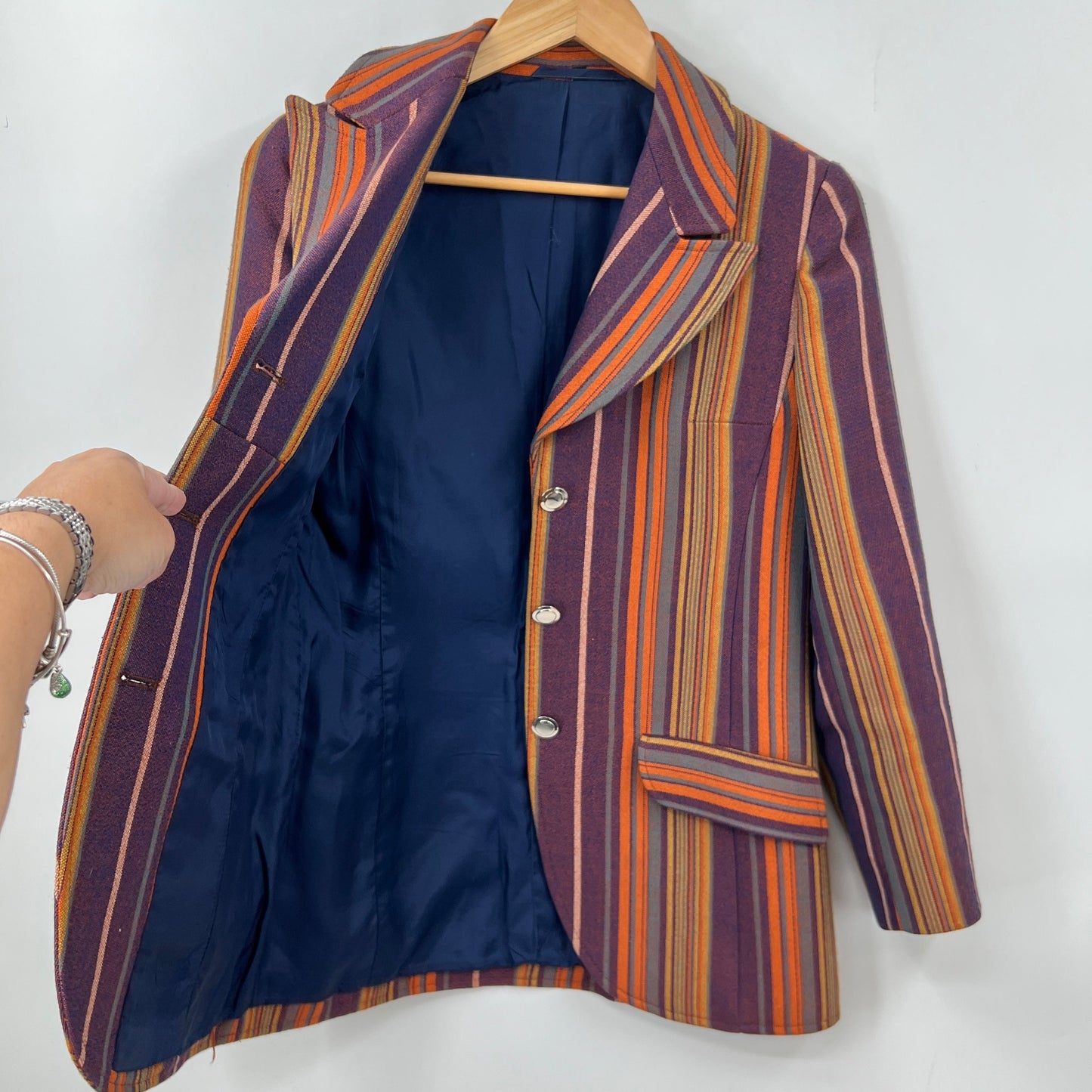 Vintage Toni Dress Striped Blazer