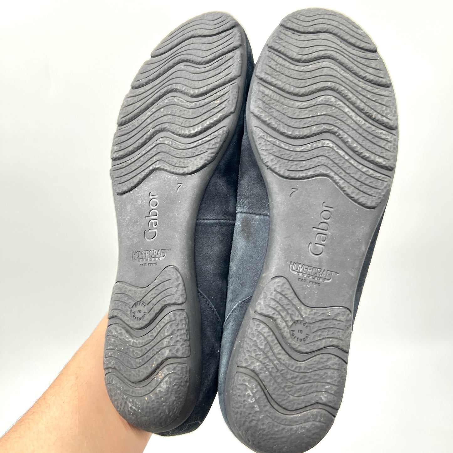 Gabor Suede Leather Comfort Flat Shoes