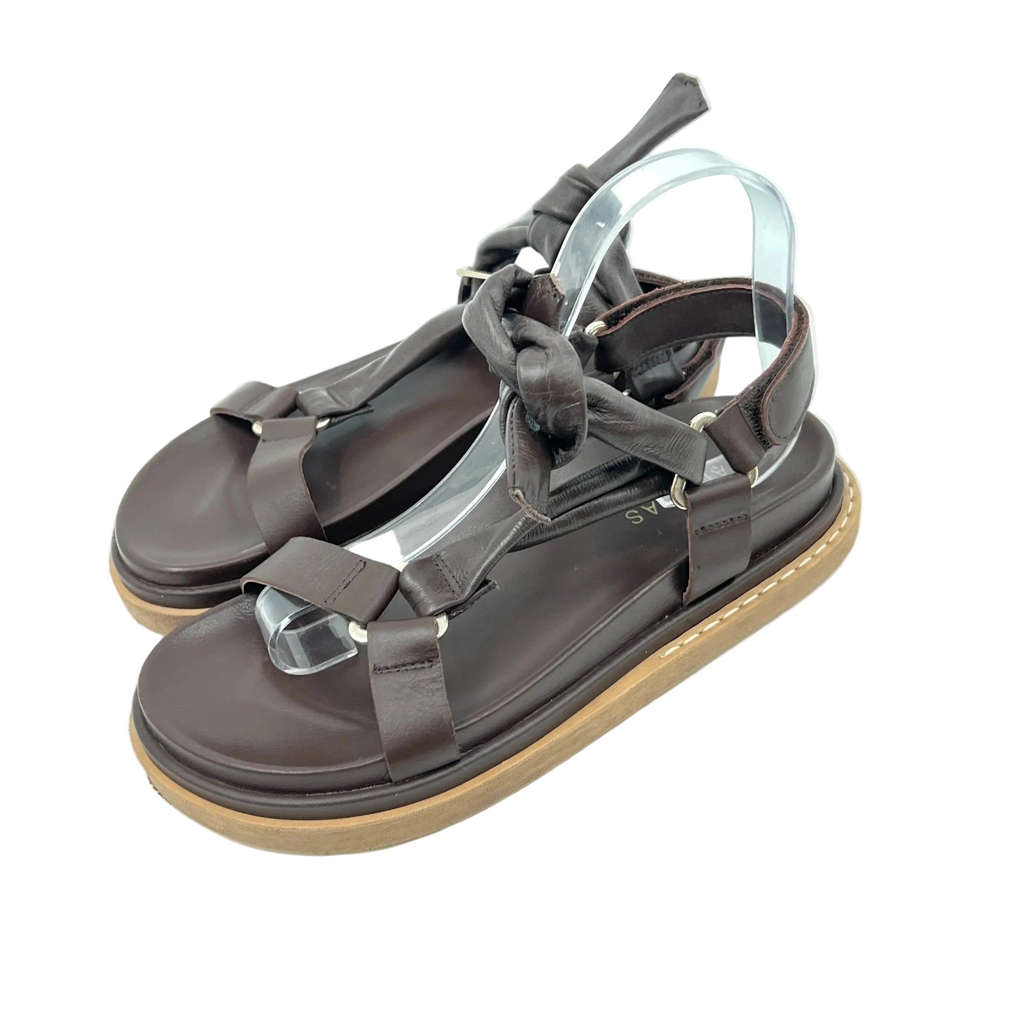 Alohas Tied Together Leather Sandals