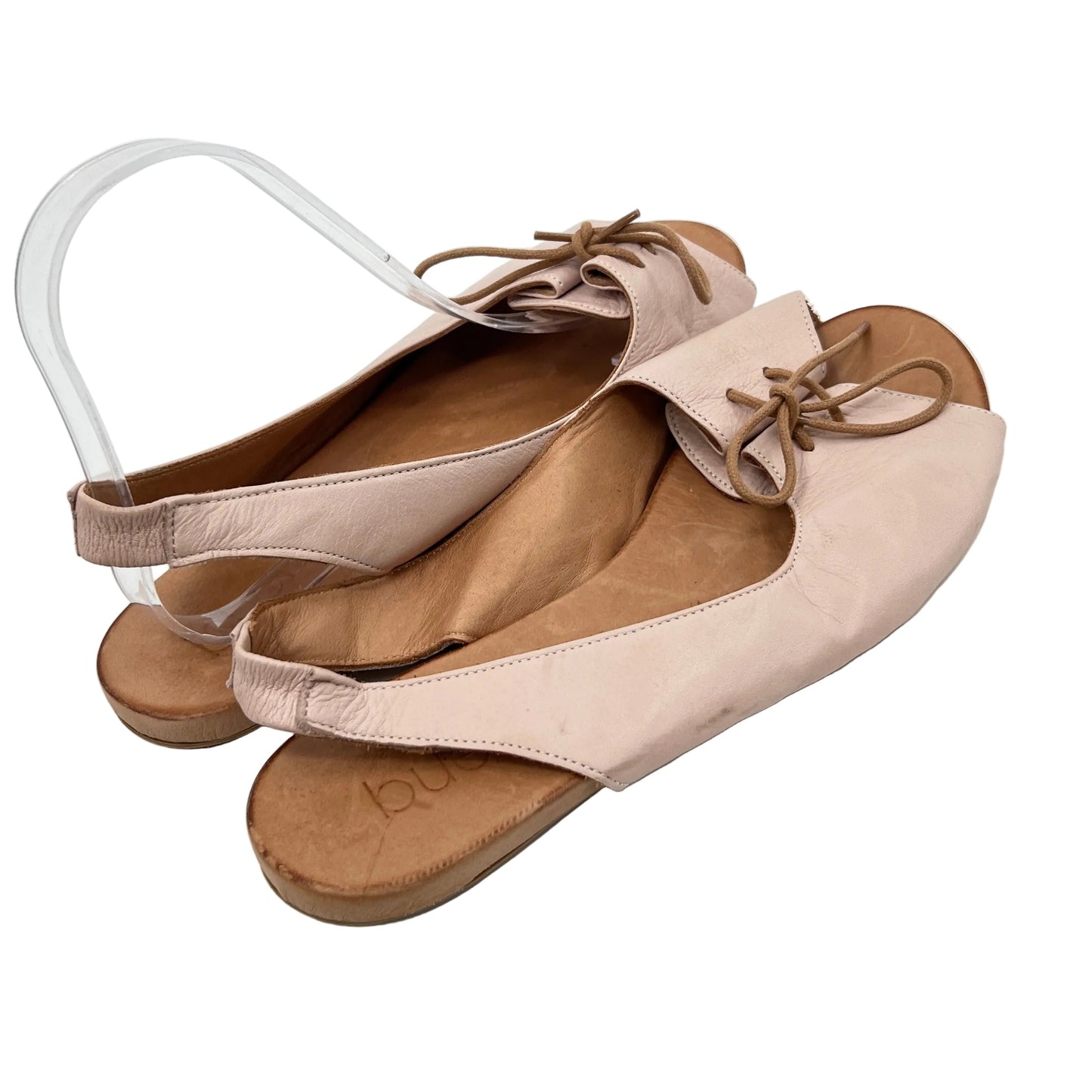 Bueno Leather Sling-Back Flat Sandals