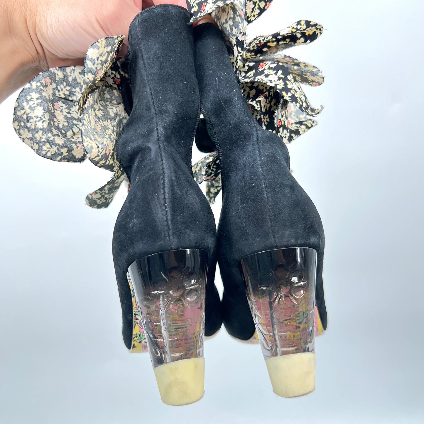 Iregular Choice Flower 3D  Heel Pump Shoes