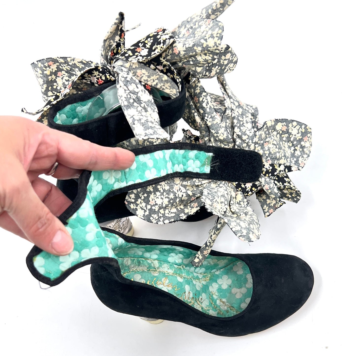 Iregular Choice Flower 3D  Heel Pump Shoes