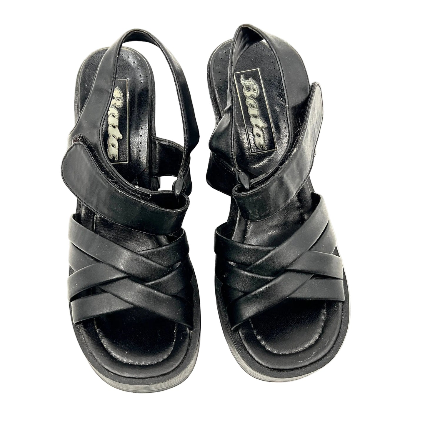 Bata Faux Leather Platform Sandals