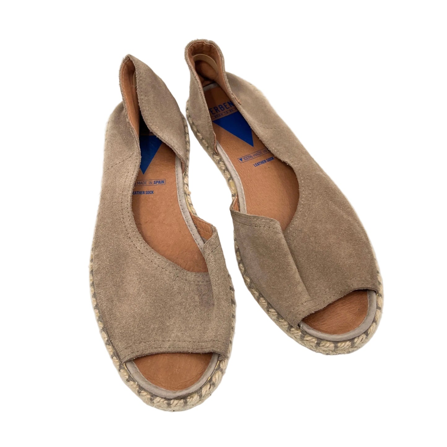 Verbenas Suede Leather Flat Shoes