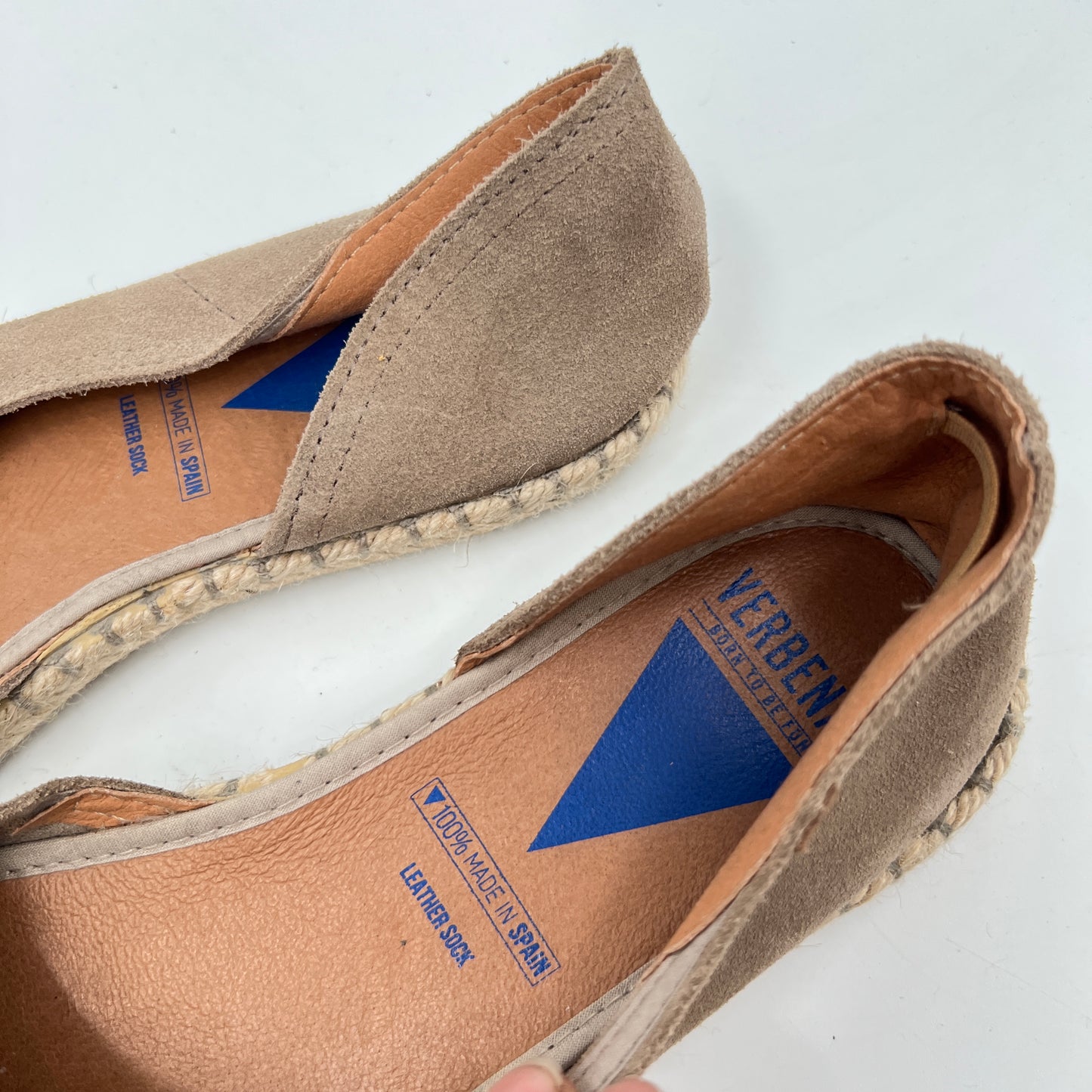Verbenas Suede Leather Flat Shoes
