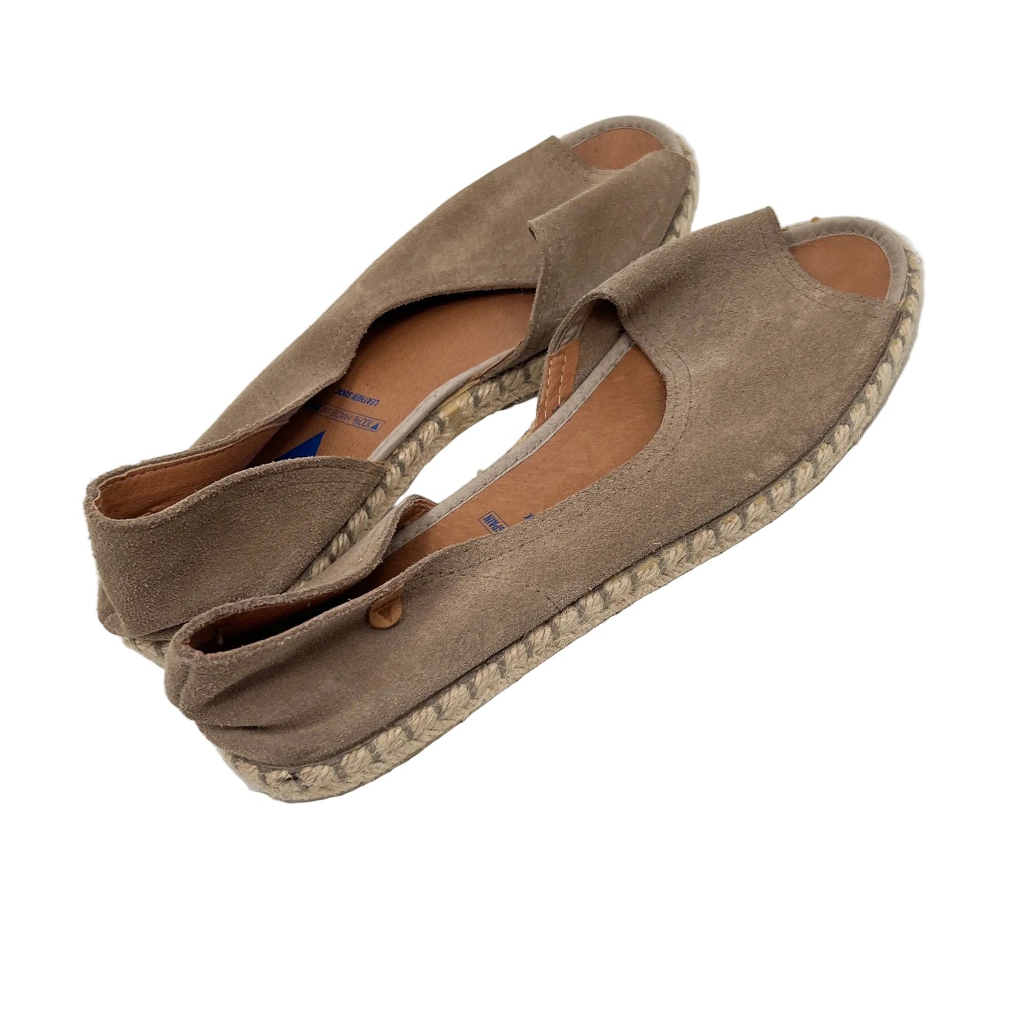 Verbenas Suede Leather Flat Shoes