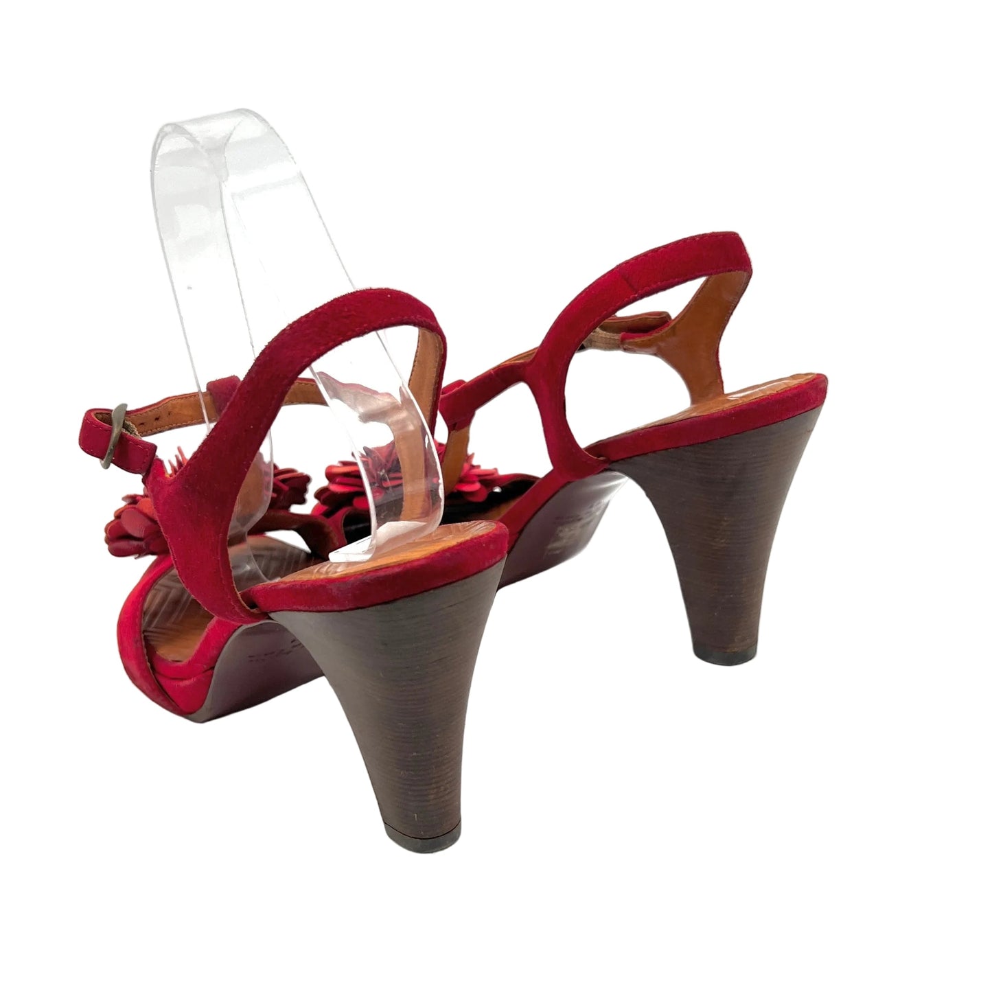Chie Mihara Leather T-strap Heel Sandals