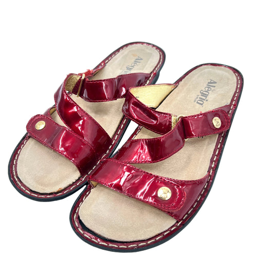 Alegria Patent Leather Sandals