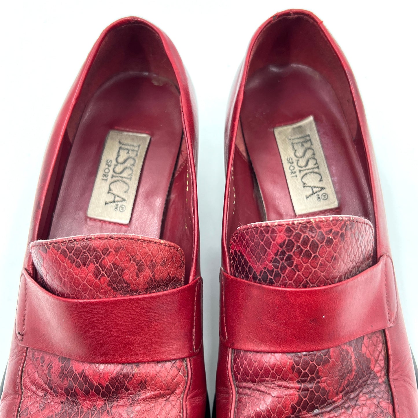 Vintage Square Toe Leather Shoes
