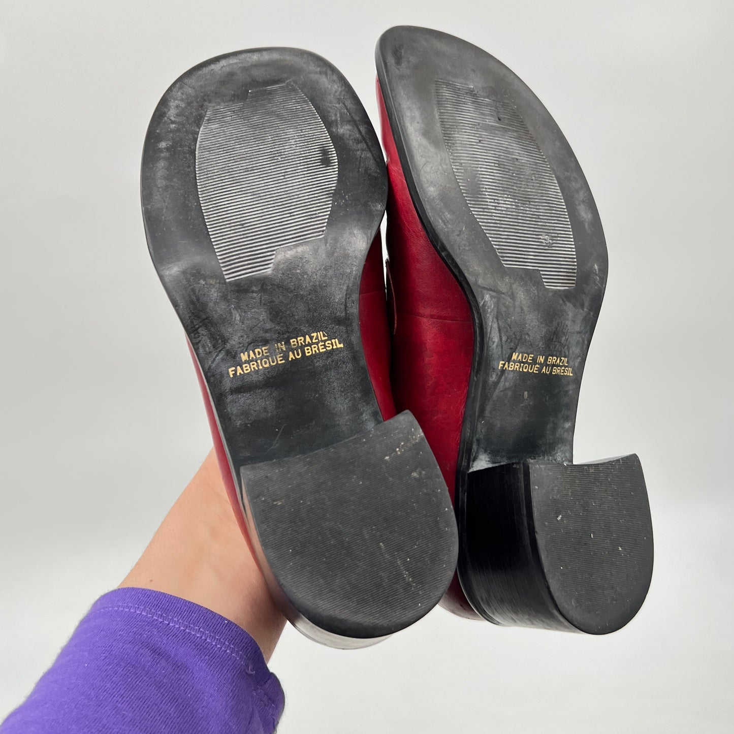Vintage Square Toe Leather Shoes